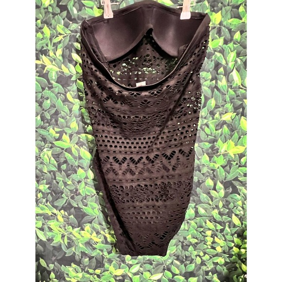NWOT Strapless Bathing Suit - Black Small - Picture 5 of 6